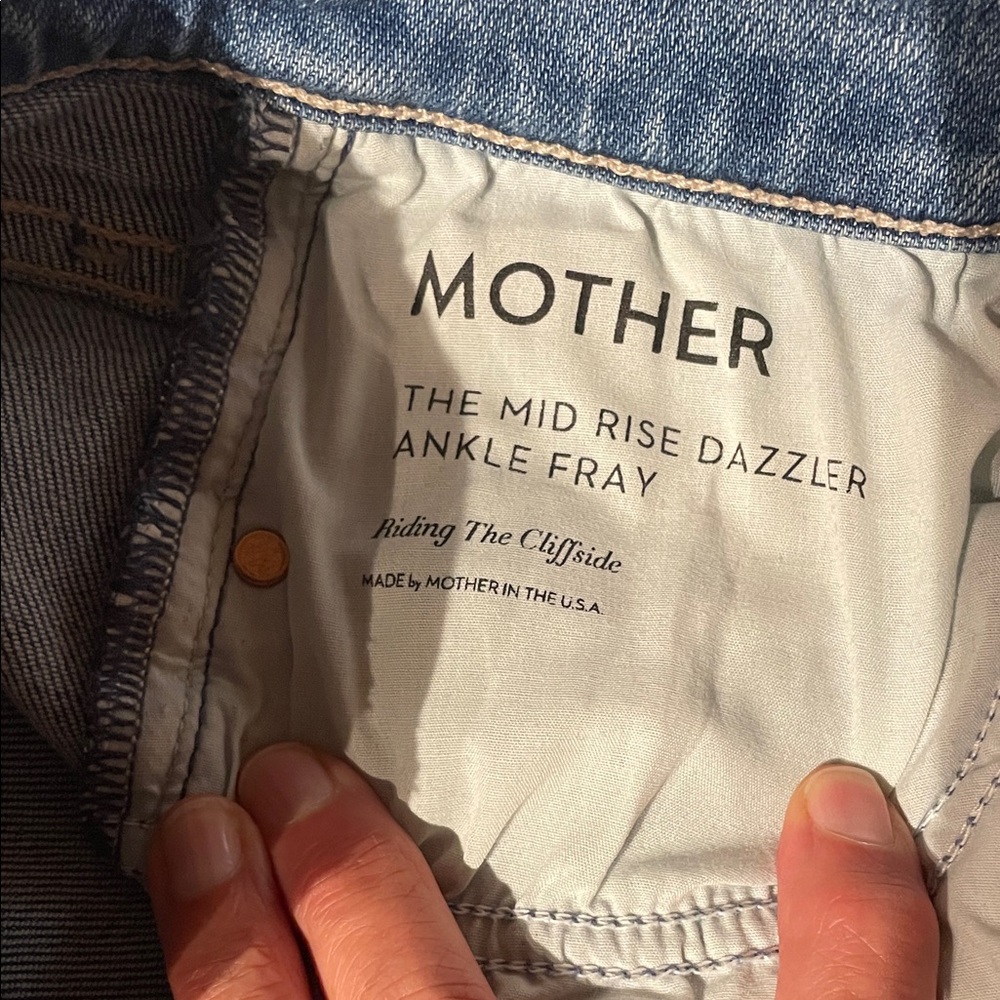 MOTHER Mid-rise Dazzler - Picture 4 of 4